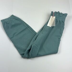 LoveShackFancy Mirabella Jogger Indigo Hand Dye NWT Size XS